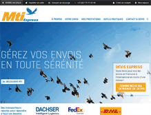 Tablet Screenshot of mti-express.fr